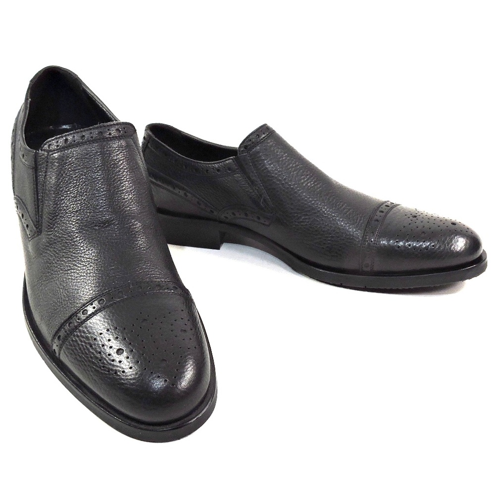 BALDININI 🇮🇹 MEN'S BLACK SOFT LEATHER COMFORT LOAFERS